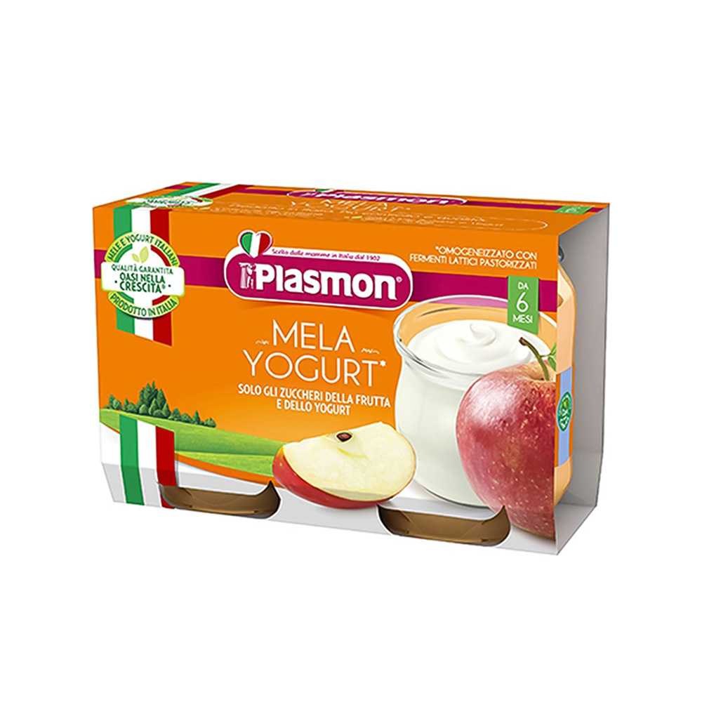 Plasmon      Kos me mollë (6m+)