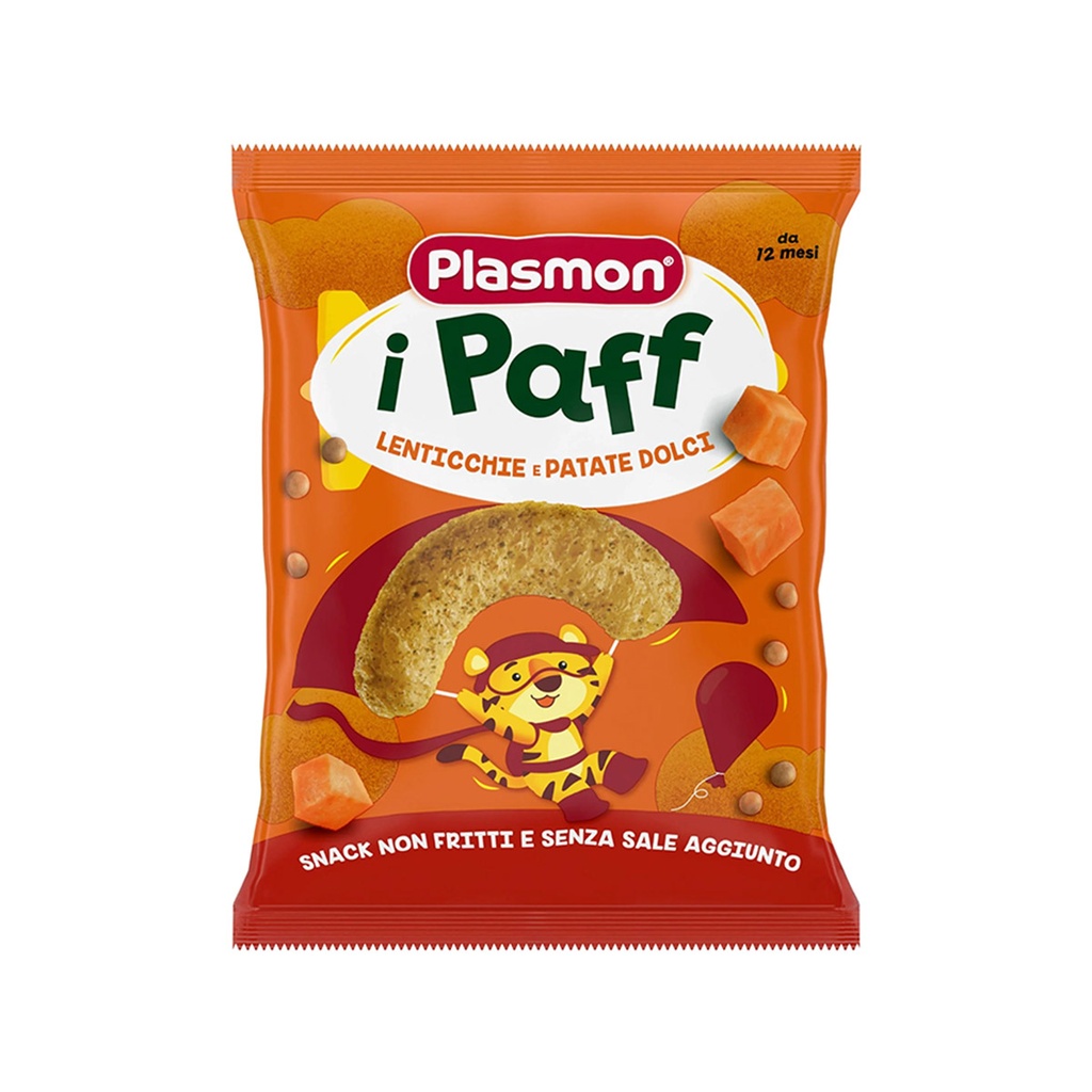 Plasmon      Pufka me thjerrëza dhe patate të ëmbla (12m+)