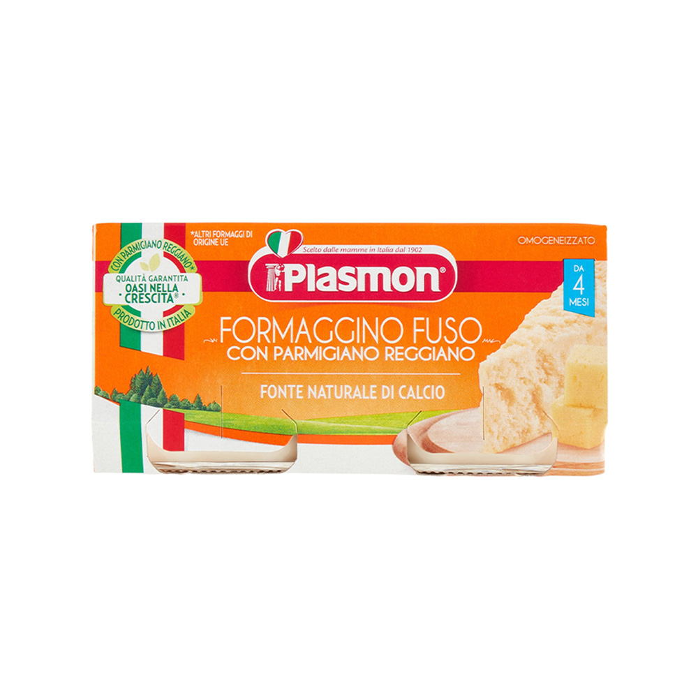 Plasmon      Djathë i shkrirë dhe Parmigiano Reggiano (4m+)