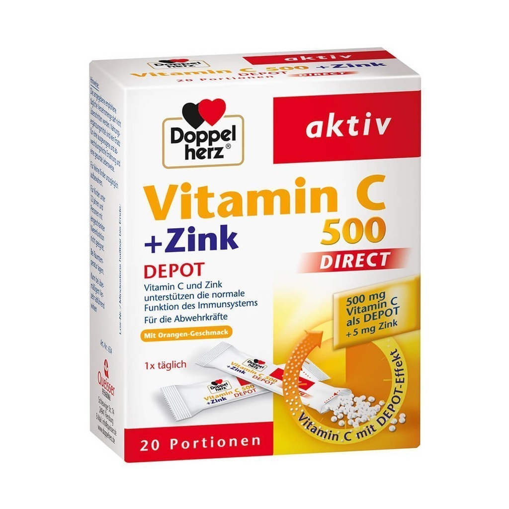 DoppelHerz      Vitaminë C + Zink (Direct Depot)