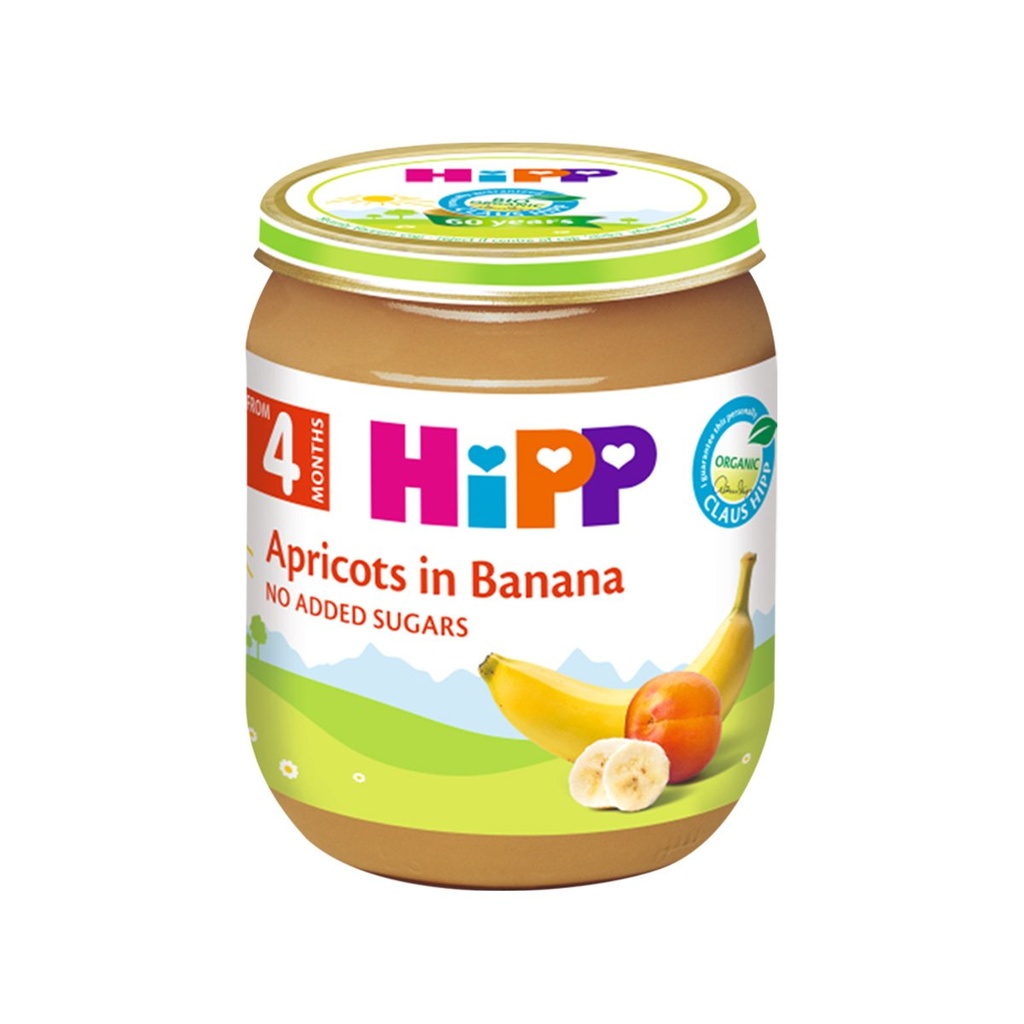 HiPP      Pure kajsi dhe banane (4m+)