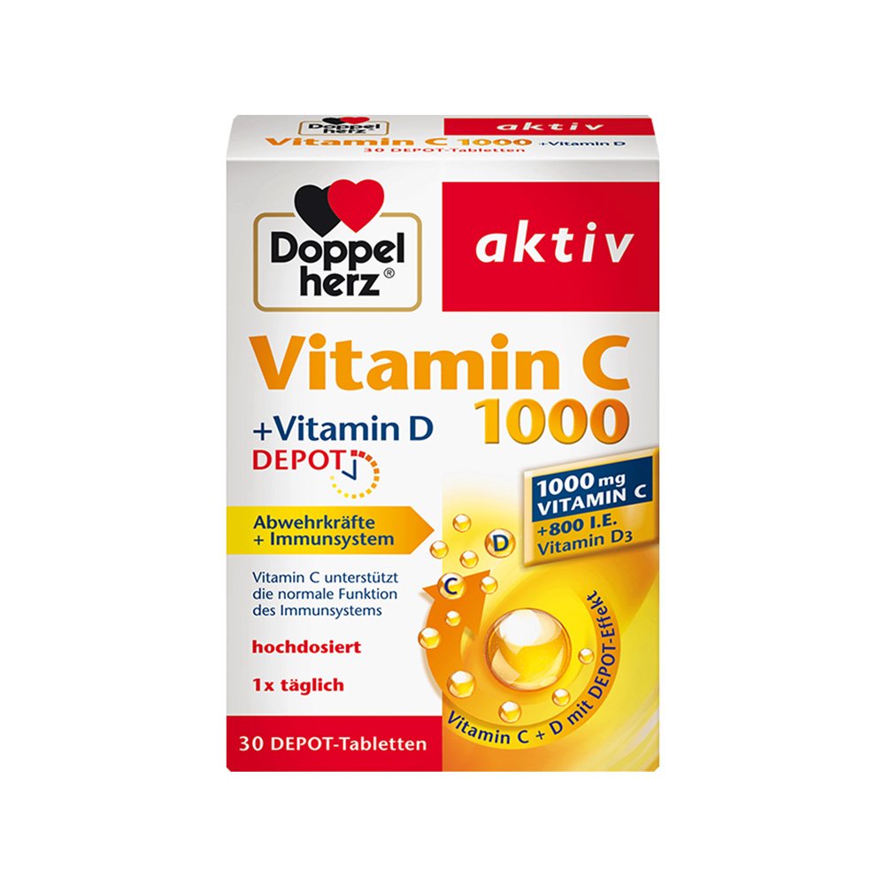 DoppelHerz      Vitaminë C 1000 + D 800 IU
