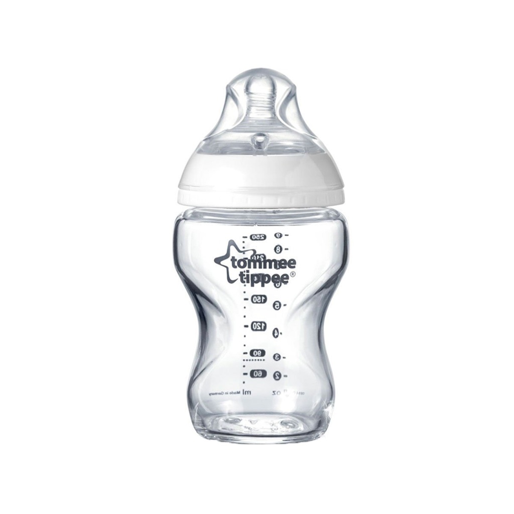 Tommee Tippee      Closer To Nature Shishe qelqi kundër kolikave (0m+)