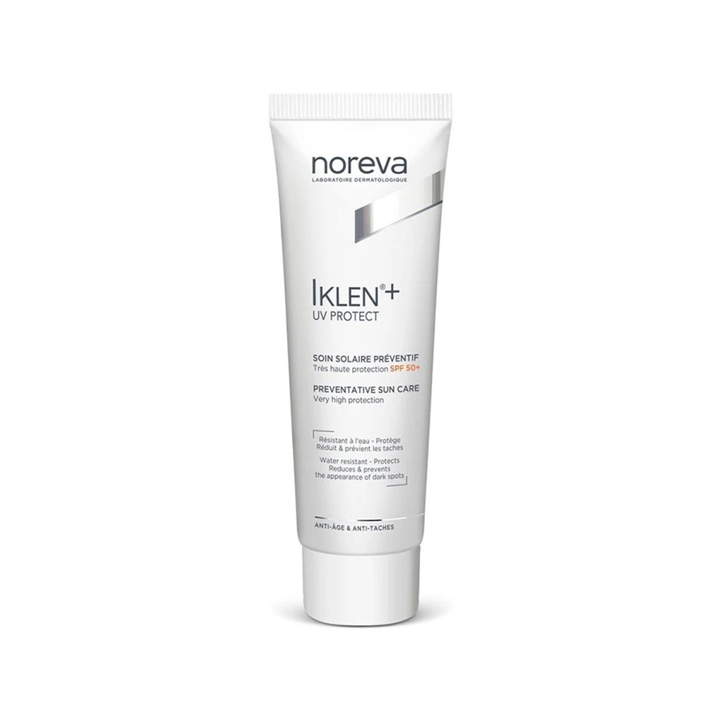 Noreva      Iklen mbrojtës ndaj diellit kundër njollave (SPF 50+)