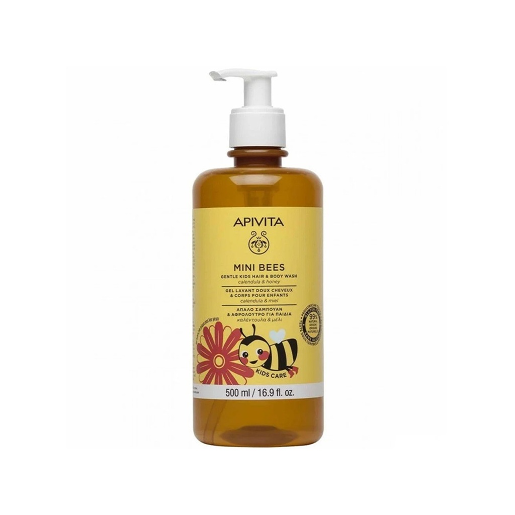 Apivita      Mini Bees Gentle Kids Hair and Body Wash