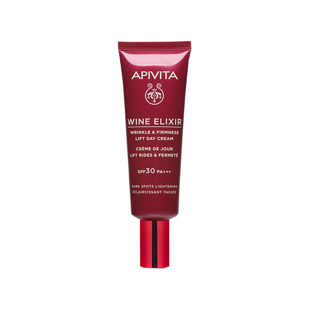 Apivita      Wine Elixir Wrinkle & Firmness Lift Day Cream SPF30      Dark Spots Lightening