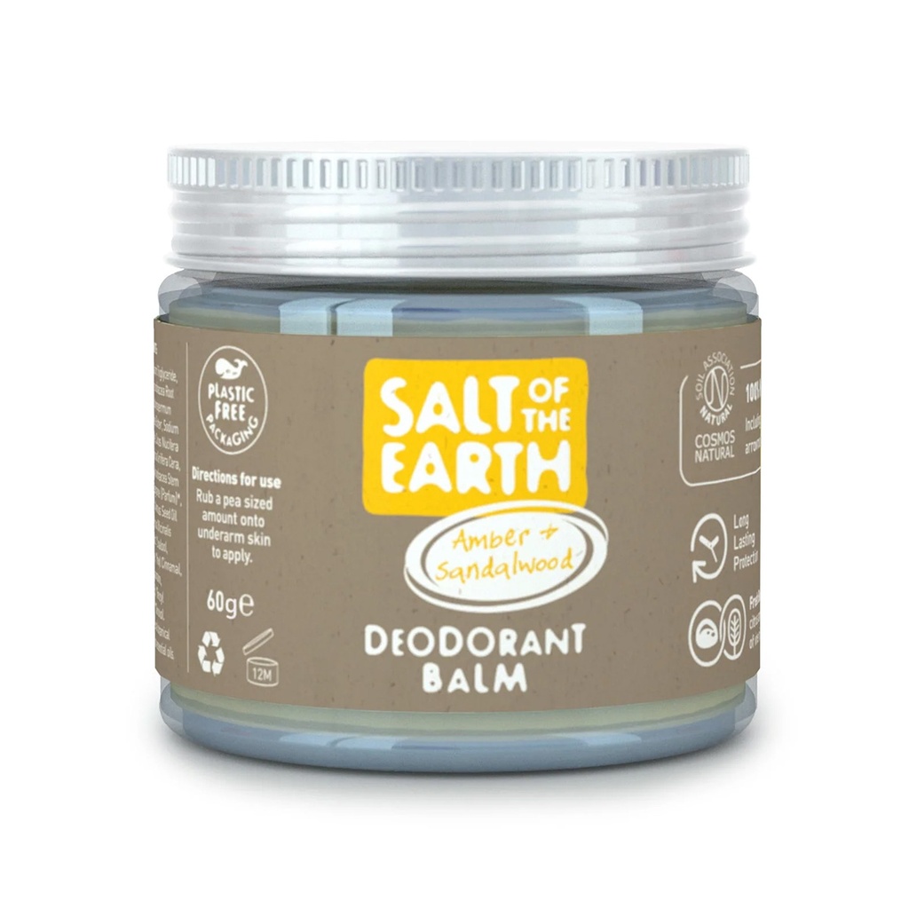Salt of the Earth      Amber & Sandalwood Natural Deodorant Balm