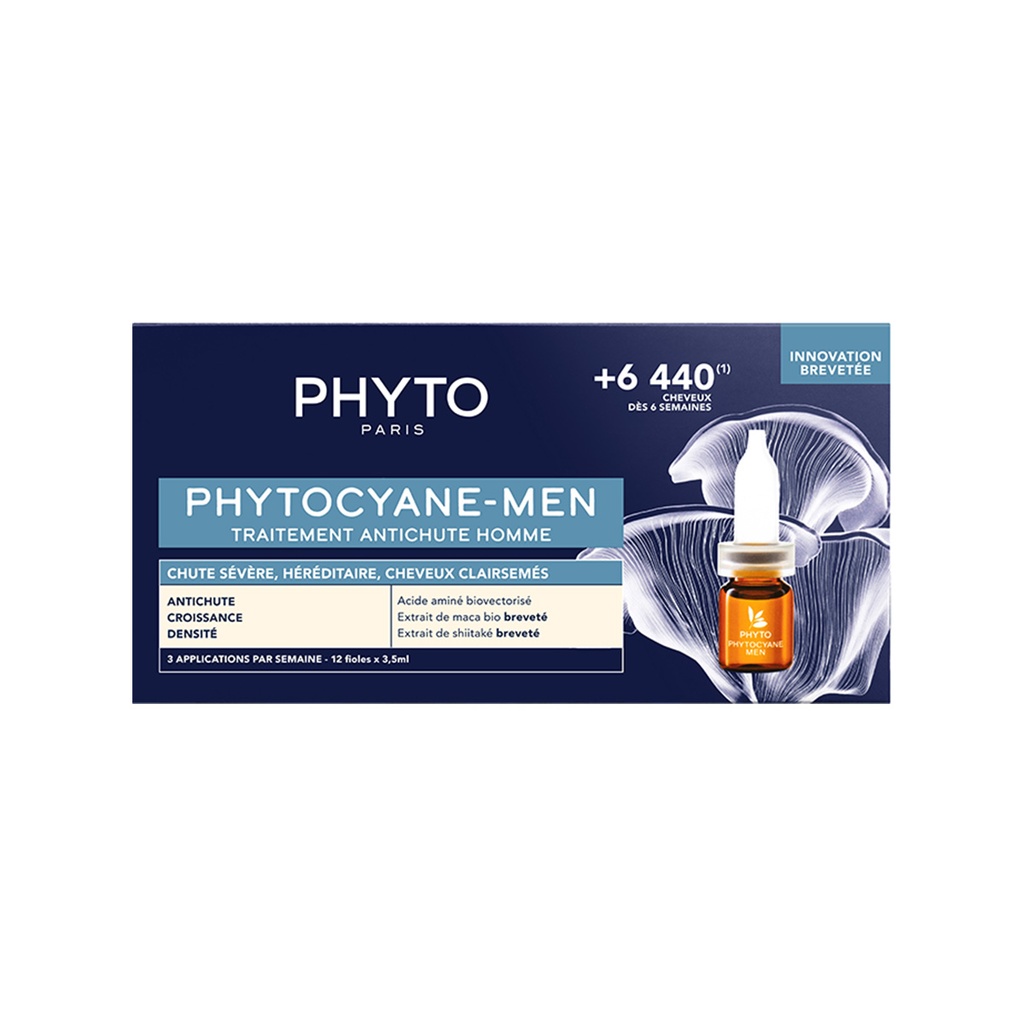 Phyto      Phytocyane Men, trajtim për rënien e flokëve tek meshkujt