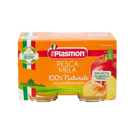 Plasmon      Pure Pjeshke me Mollë (6m+)