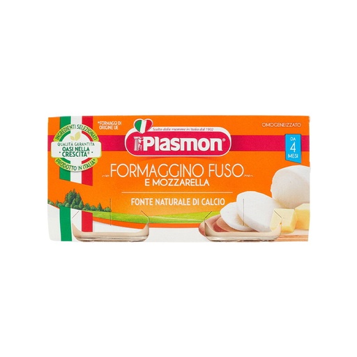 Plasmon      Djathë i shkrirë dhe Mozzarella (4m+)