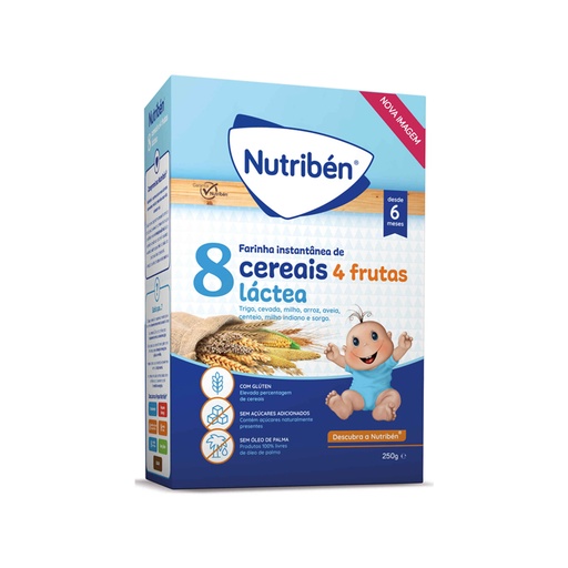 Nutriben      8 drithërat 4 fruta me qumësht (6m+)