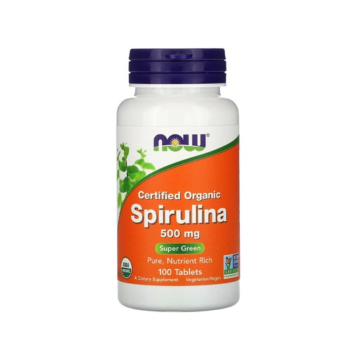 Now      Spirulina Organic 500mg