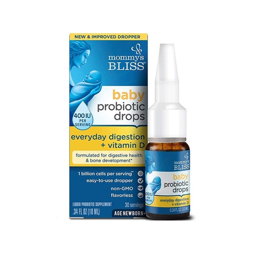 Mommy’s Bliss      Probiotic drops + vitamin D