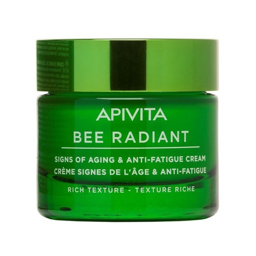 Apivita      Bee Radiant Anti-Aging & Anti-Fatigue Cream      Rich Texture