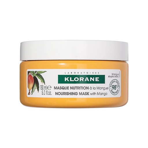 Klorane      Maskë për flokë të thatë, të dëmtuar me mango