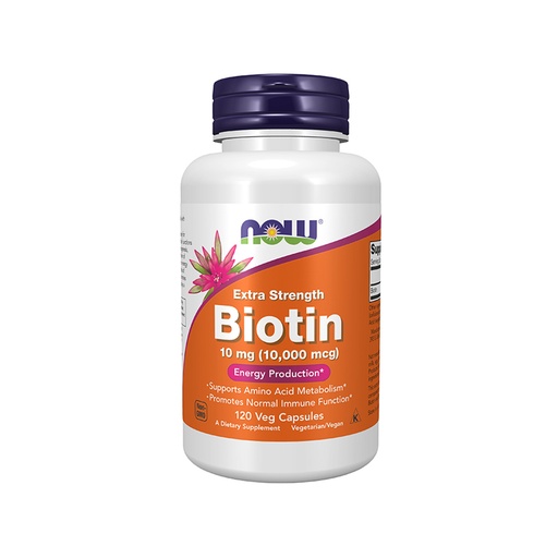 Now      Biotin 10 mg Extra Strength