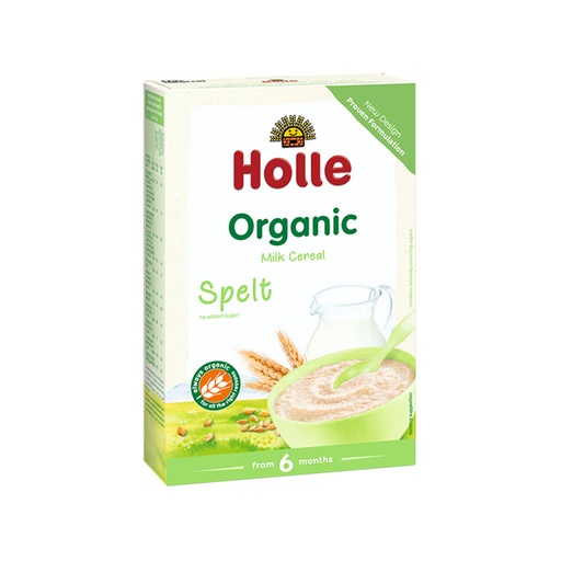 Holle      Organic Milk Cereal with spelt (6m+)