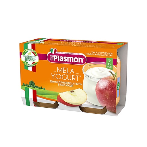 Plasmon      Kos me mollë (6m+)