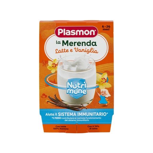 Plasmon      Merende me qumësht dhe vanilje (6m+)
