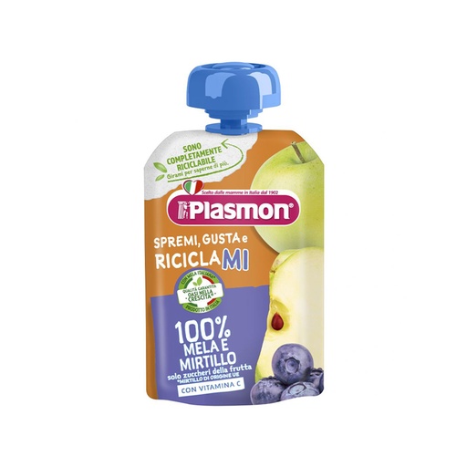Plasmon      Spremi e Gusta mollë dhe boronicë (6m+)