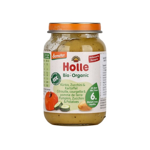 Holle      Pure me patate, kungull dhe kungull të njomë (6m+)