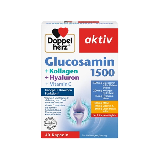 DoppelHerz      Glucosamine 1500 + Kollagen