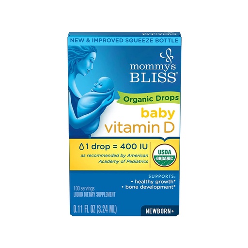Mommy’s Bliss      Baby Vitamin D Organic Drops