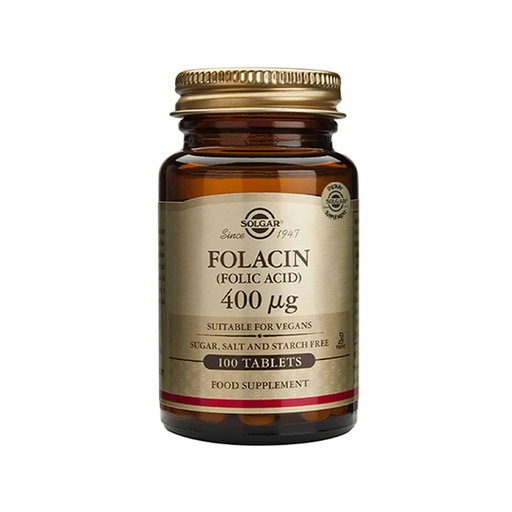 Solgar      Folacin (Folic Acid) 400 mcg