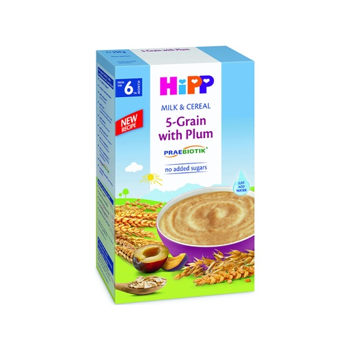 Hipp      Muhalebi 5 drithëra dhe kumbull (6m+)