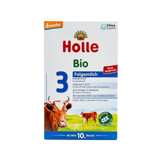 Holle      Qumësht lope organik 3 (10m+)