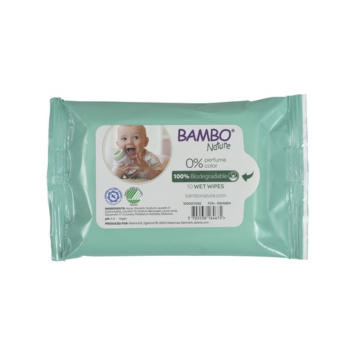 Bambo Nature      Letra të lagura të biodegradueshme