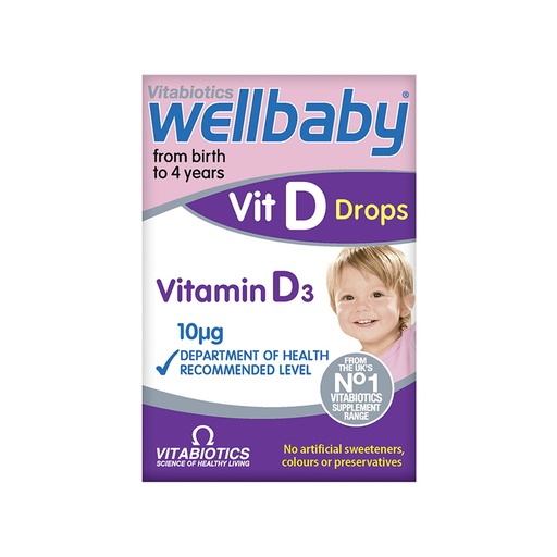 Vitabiotics      Wellbaby Vit D Drops