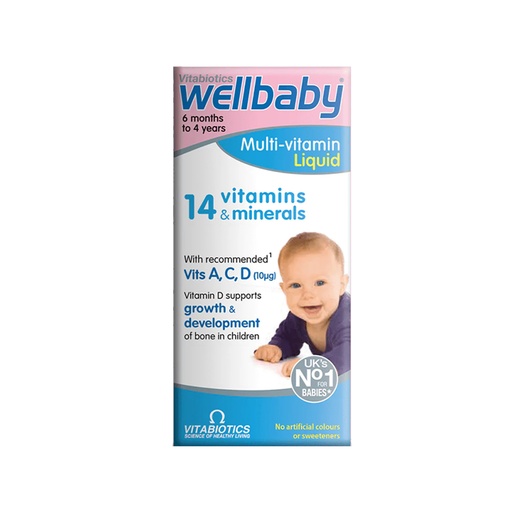 Vitabiotics      Wellbaby shurup multivitaminik