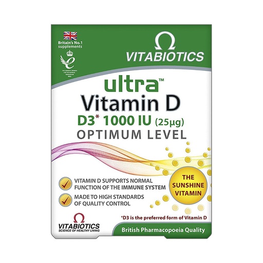 Vitabiotics      Ultra Vitamin D 1000 IU