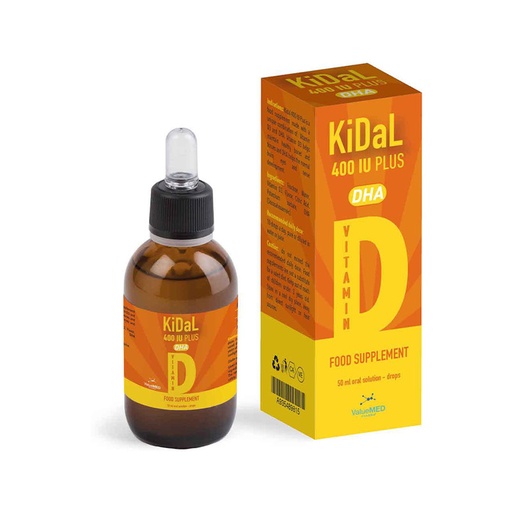 Kidal      Vitamin D (400 IU) Plus DHA