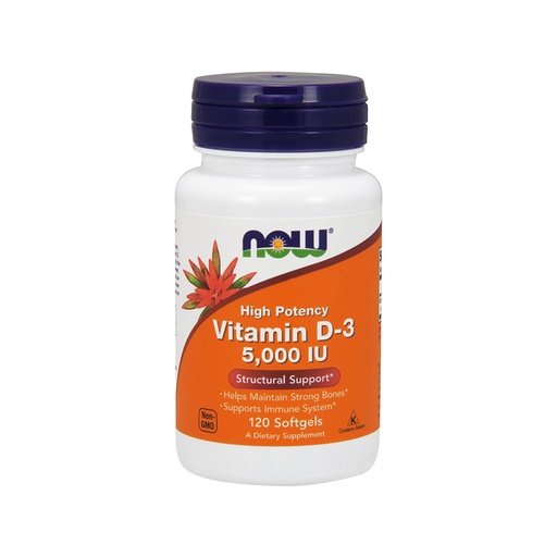 Now      Vitamin D-3 5000 IU
