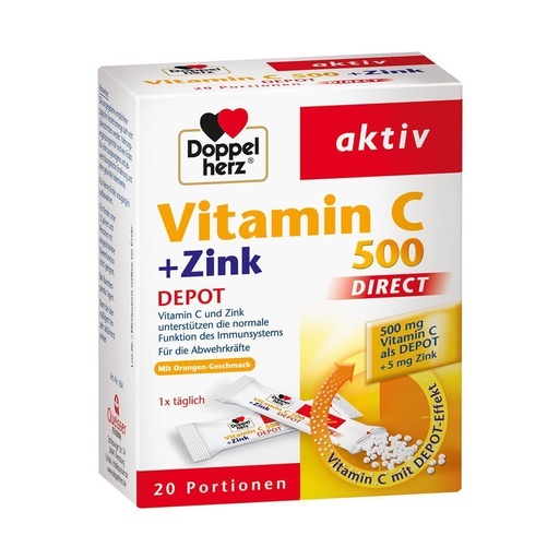 DoppelHerz      Vitaminë C + Zink (Direct Depot)