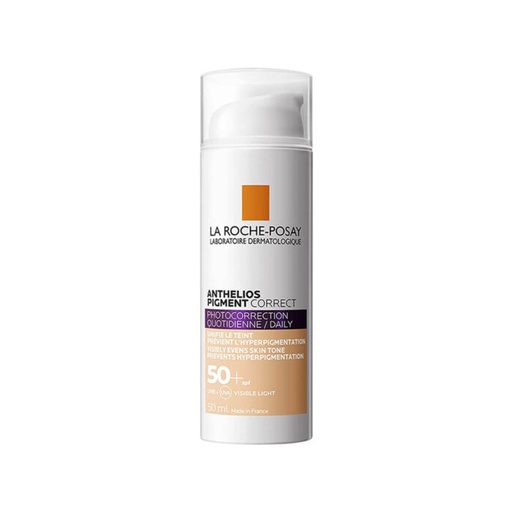 La Roche-Posay      Anthelios Pigment Correct Daily Tinted Cream (SPF 50+)