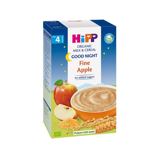 Hipp      Muhalebi nate me drithëra, qumësht dhe mollë (4m+)