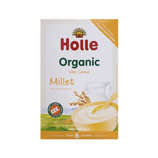 Holle      Organic Milk Cereal with Millet (6m+)