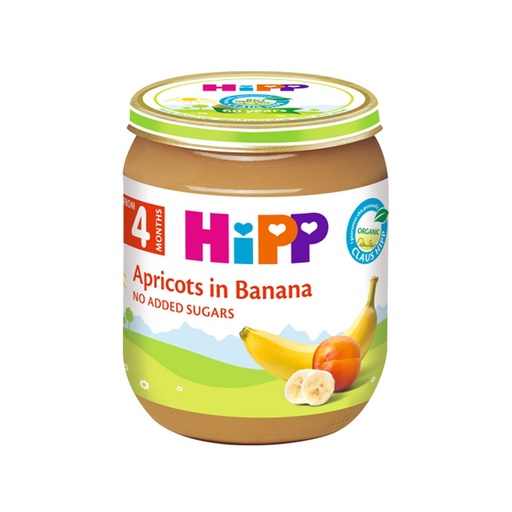 HiPP      Pure kajsi dhe banane (4m+)