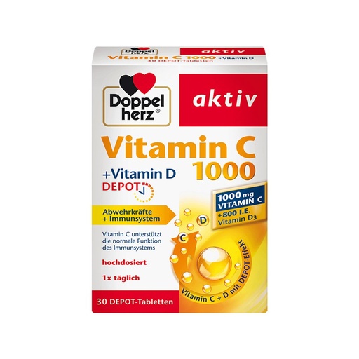 DoppelHerz      Vitaminë C 1000 + D 800 IU