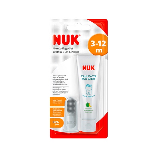 NUK      Set për pastrimin e dhëmbëve të bebeve (3-12m)