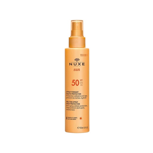 Nuxe      Spraj mbrojtës ndaj diellit per fytyre dhe trup (SPF 50)