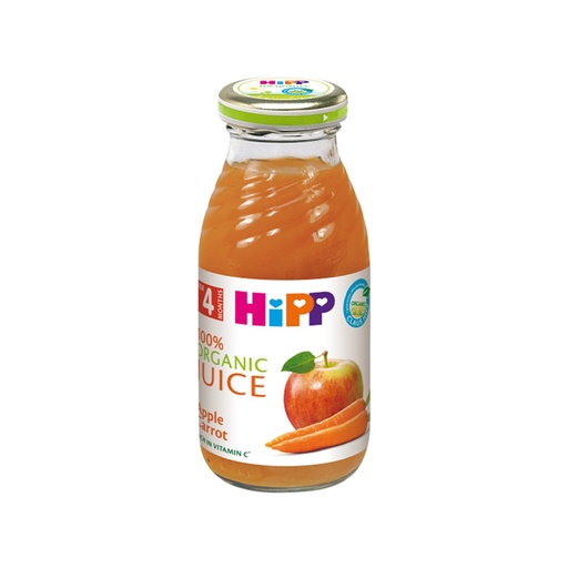 HiPP      Lëng mollë, karrotë (4m+)