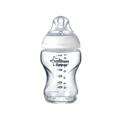 Tommee Tippee      Closer To Nature Shishe qelqi kundër kolikave (0m+)