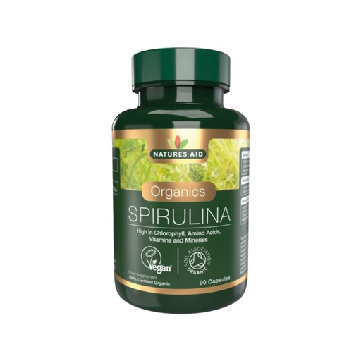 Natures Aid      Organic Spirulina