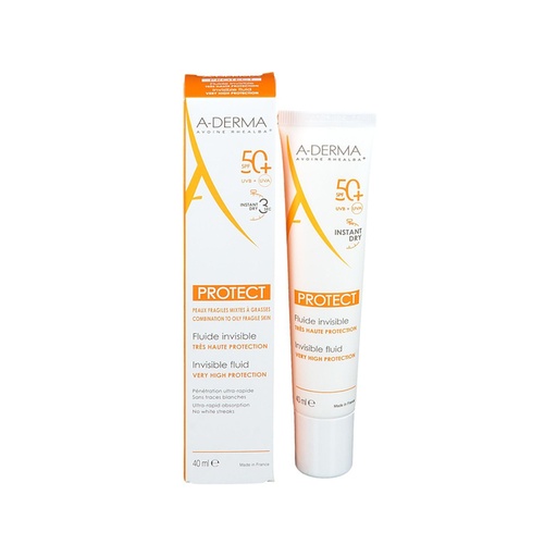 A-Derma      Invisible Fluid SPF 50+