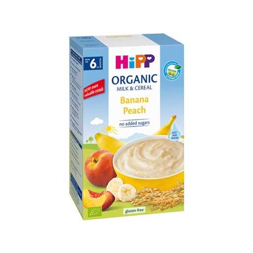 Hipp      Muhalebi me Banane dhe Pjeshkë (4m+)