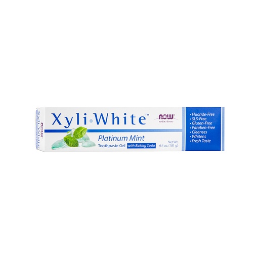 Now      XyliWhite Platinum Mint Toothpaste Gel with Baking Soda